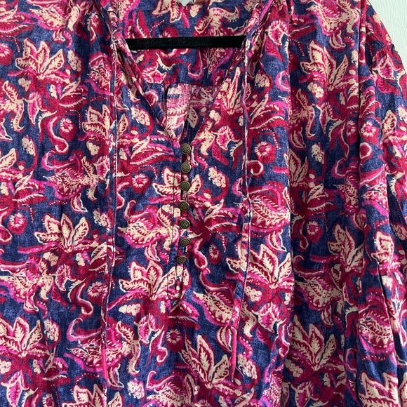 Pilcro Lucille Peasant Blouse - Picture 3 of 8